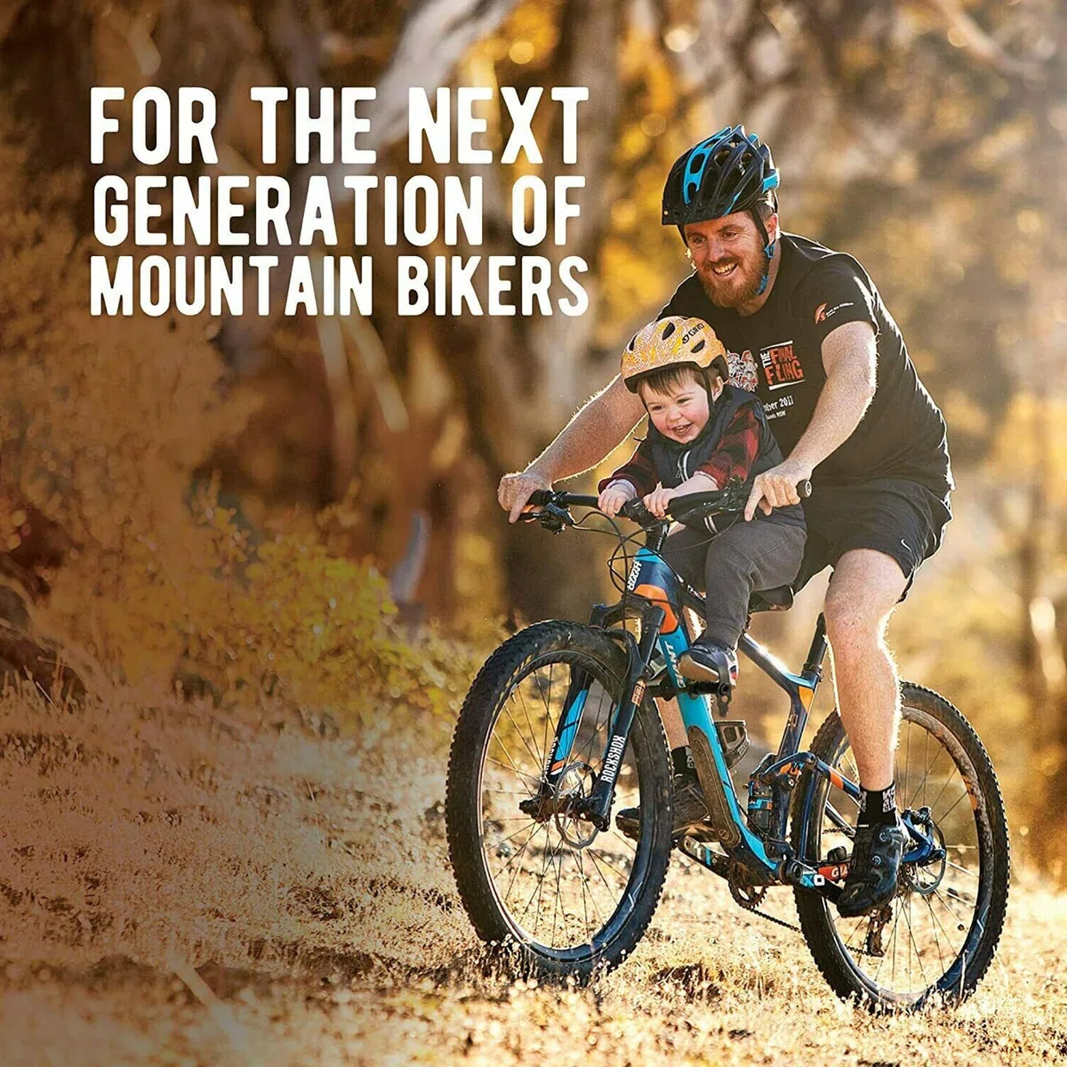 Gekufa Seggiolino per Bici per Bambini con Manubrio, Montato sul Davanti, per Tutte Le Mountain Bike, seggiolini Staccabili per Bambini da 2 a 5 Anni (Fino a 21,8 kg)