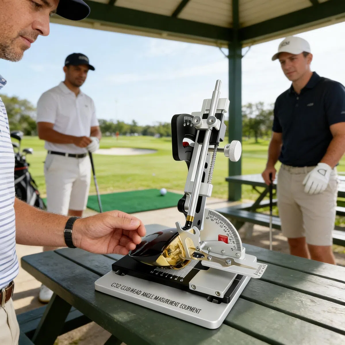 Strumento di Misura per Testa Mazze da Golf Livella Integrata per | Misuratore Angolo Lie Mazze da Golf Per Officine e Tornei