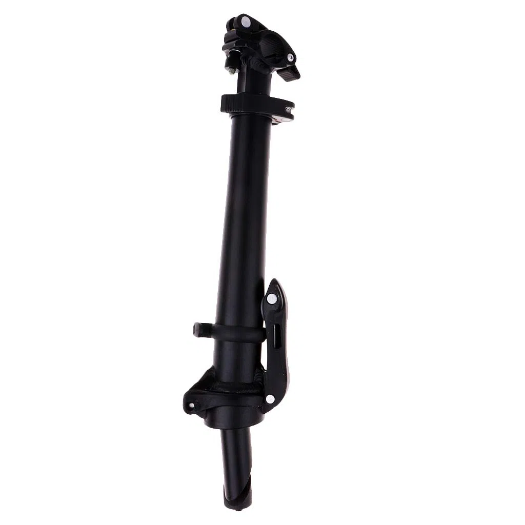 P Prettyia Manubrio Canotto Bicicletta Pieghevole A Sgancio Rapido Regolare Accessori Sportivo - Nero