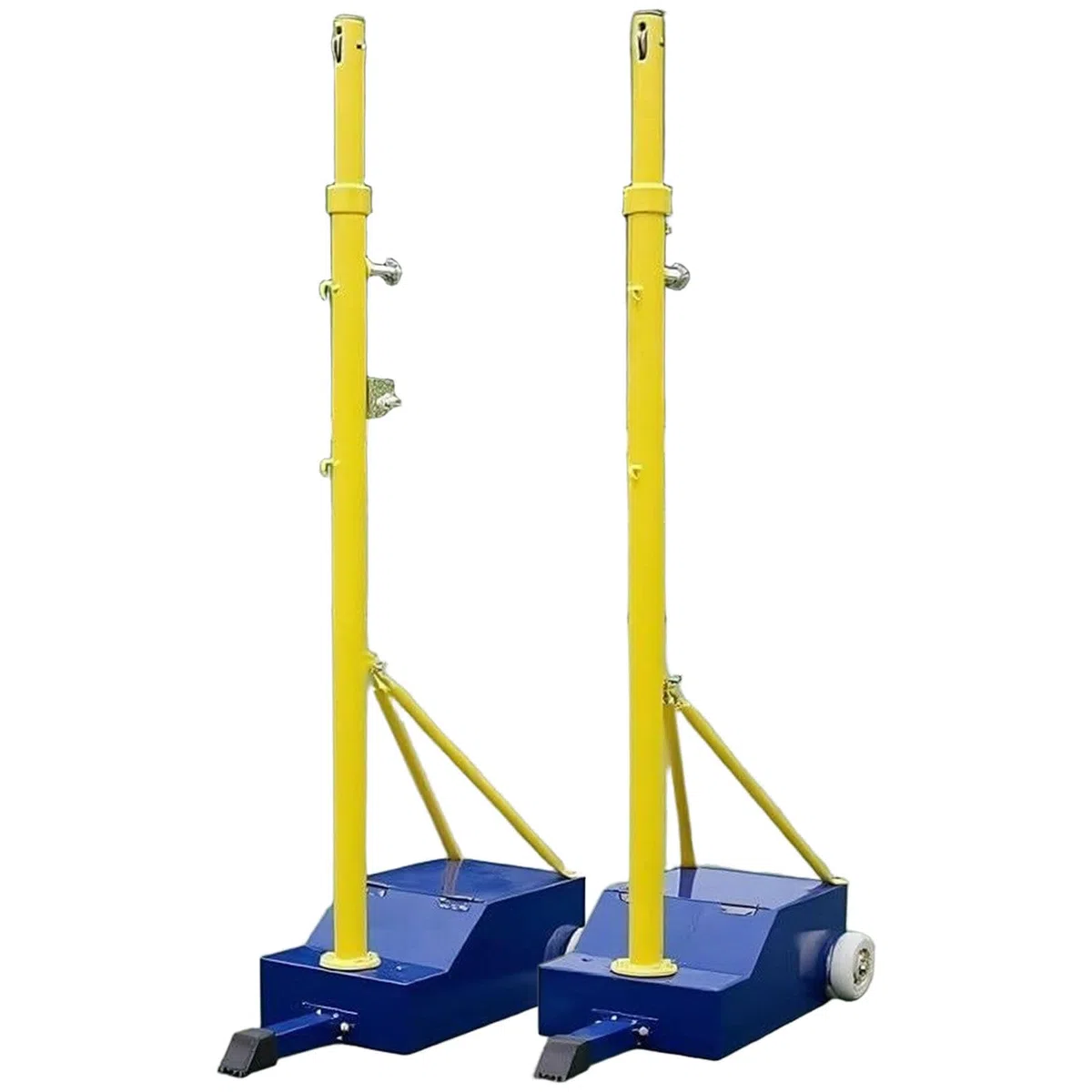 Supporto portatile per sport all'aria aperta con ruote per attrezzatura da allenamento di pallavolo e badminton