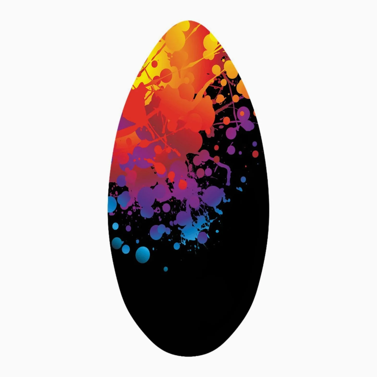 Homyl Skimboard, Skimboard, Tavola da Planata in Legno con Rivestimento Lucido, Bodyboard in Legno Premium, Tavola da Surf per Adolescenti E Adulti, Tutti G