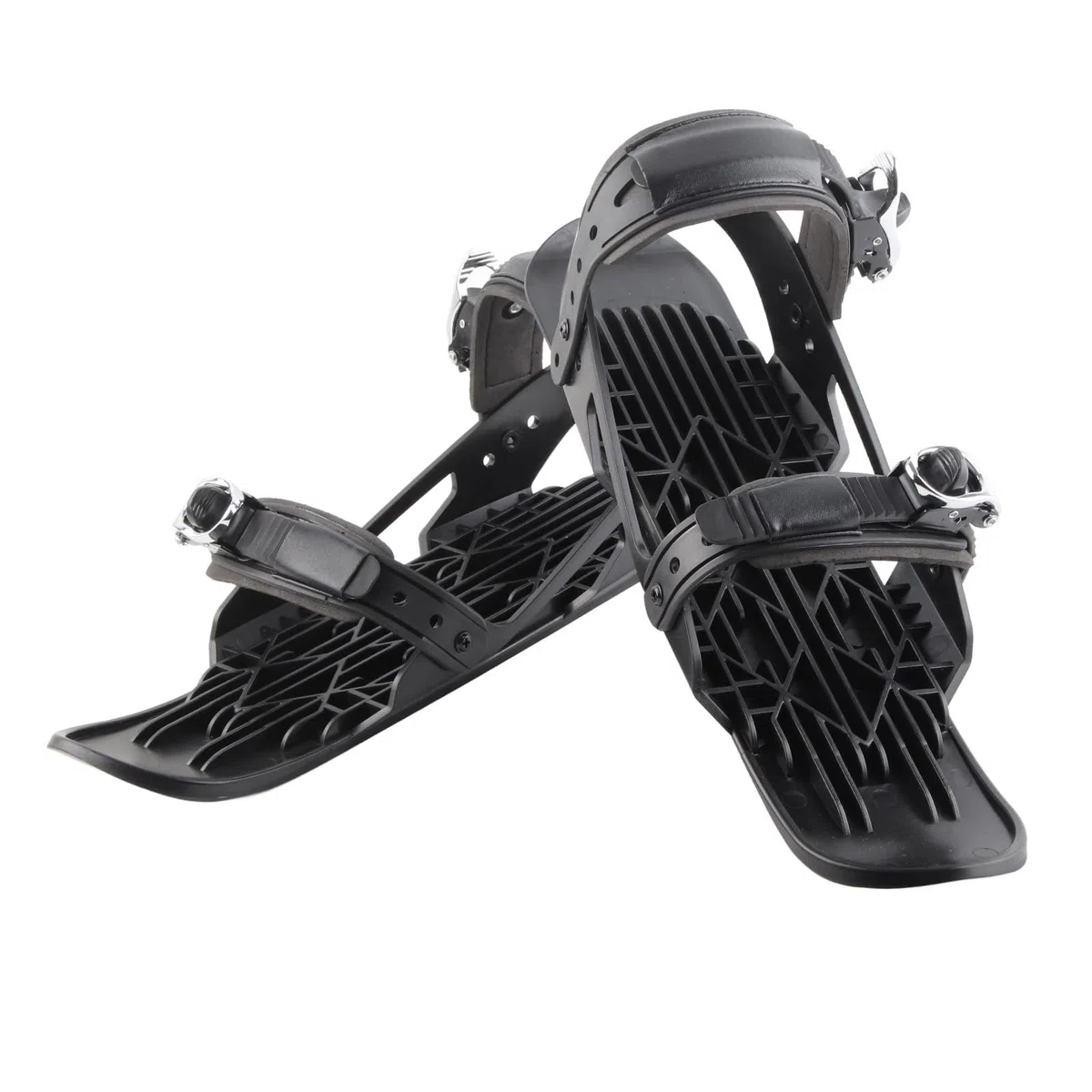 Mini Pattini da Sci, Racchette da Neve, Scarpe da Skateboard da Neve Regolabili, Mini Pattini da Sci Corti per Sport Invernali all'Aria Aperta, Attrezzatura da Sci per Sport