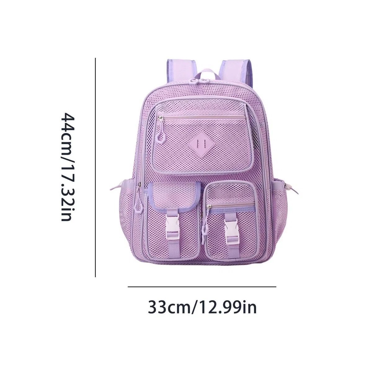 Zaino A Rete Da Spiaggia Zaino A Rete Traspirante, Capiente, Leggero | Zaino Da Spiaggia Ad Asciugatura Rapida Per Bambini, Ragazze E Ragazzi, Nuoto, Sport, Escursionismo, Outdoor, Viaggi,