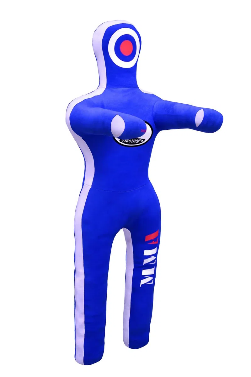 MNEX Pro Fighting Wrestling Dummy Grappling Ciuccio – 1,5 m/152,4 cm 1,8 m/182,9 cm Jujitsu BJJ Dummy MMA Ciuccio Judo Karate Fighting Manichino vuoto – Nero 1,8 m/182,9 cm