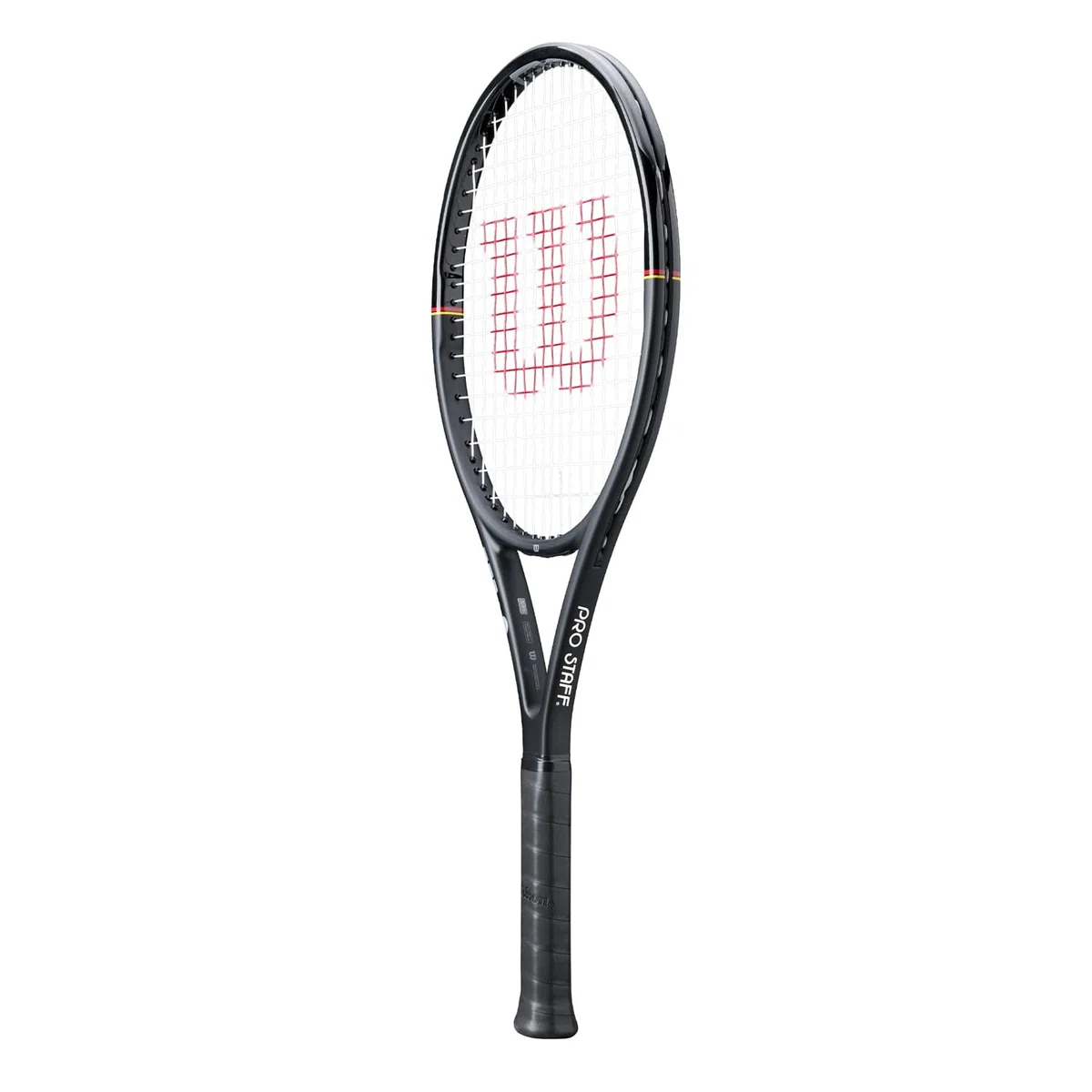 Wilson Racchetta da Tennis Pro Staff Team Classic, Stile Vintage con Innovazione Moderna, Con String Mapping per una Maggiore Precisione, Nero, Grip 3