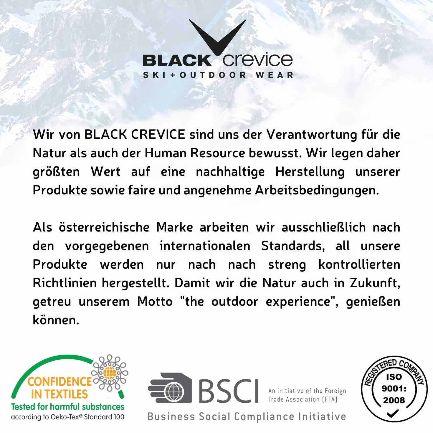 BLACK CREVICE Kitzbühel Casco da sci (Medium, Nero)