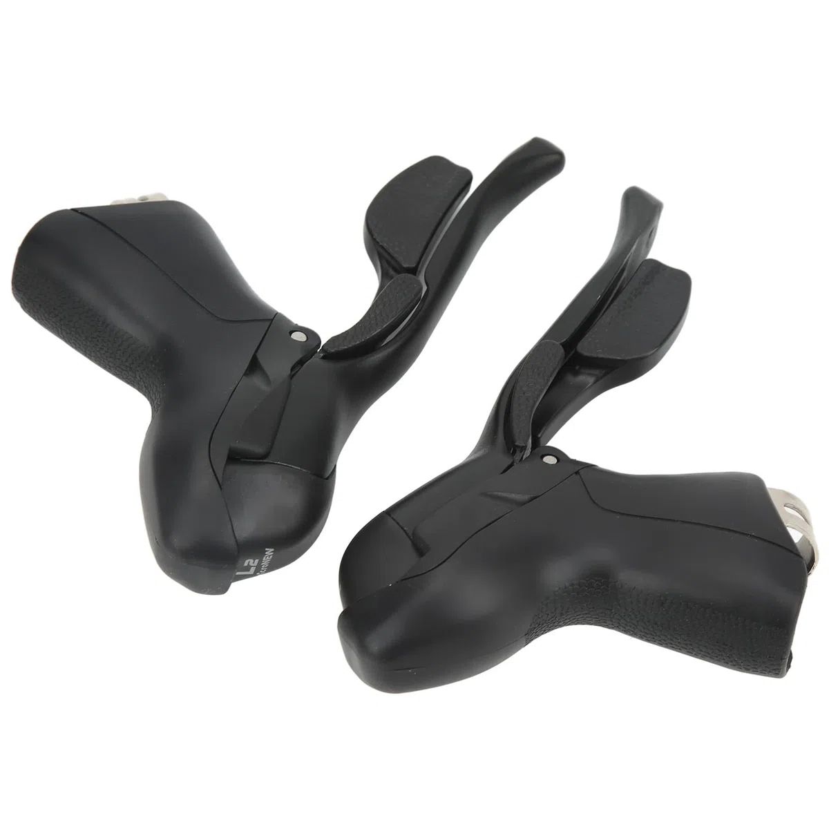 Keenso Leve Freno Bici Combinazione Freno in Lega di Alluminio 7 velocità con Cavi per Manubrio Bici da Strada Set di Ricambio da 22,2 a 23,8 Mm per Ciclisti