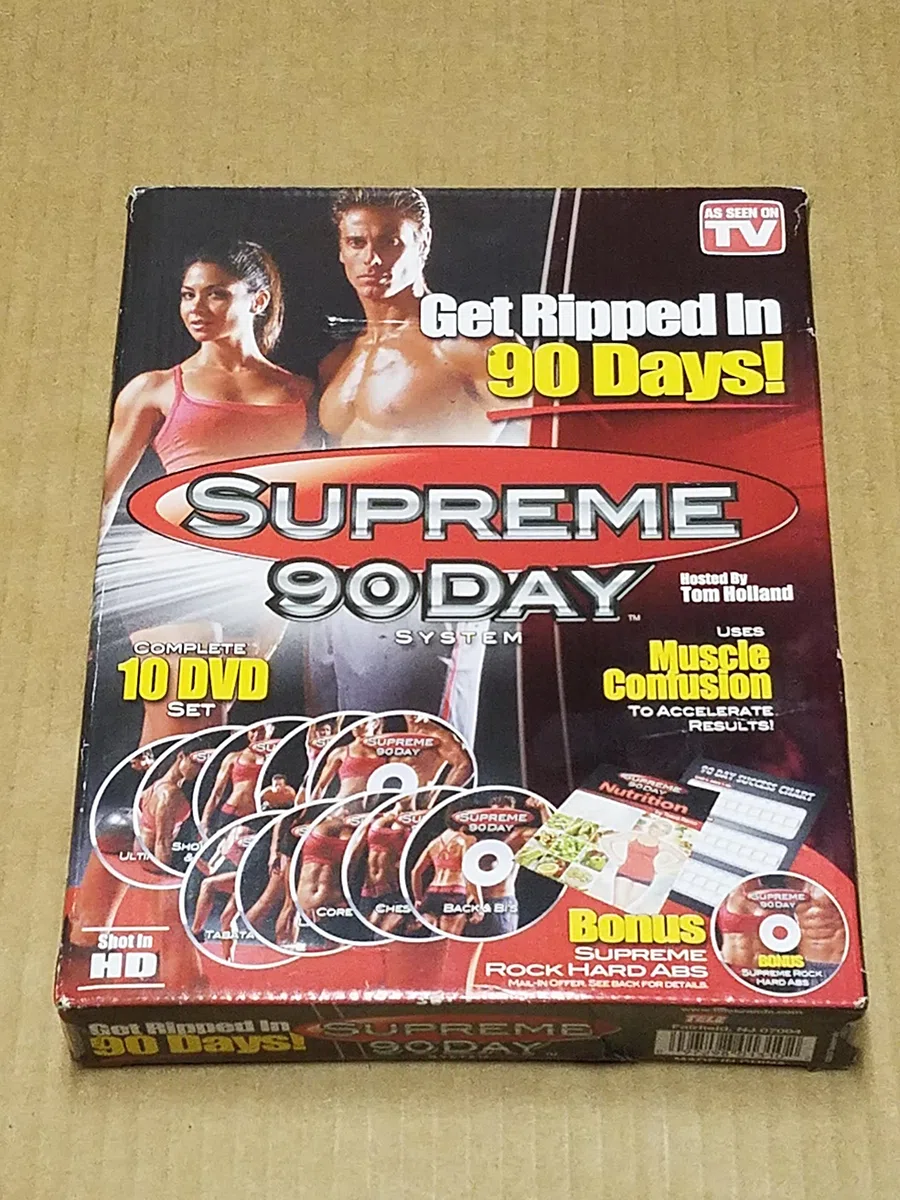 As Seen On TV 481812 Supreme 90 Day Complete 10 DVD Set