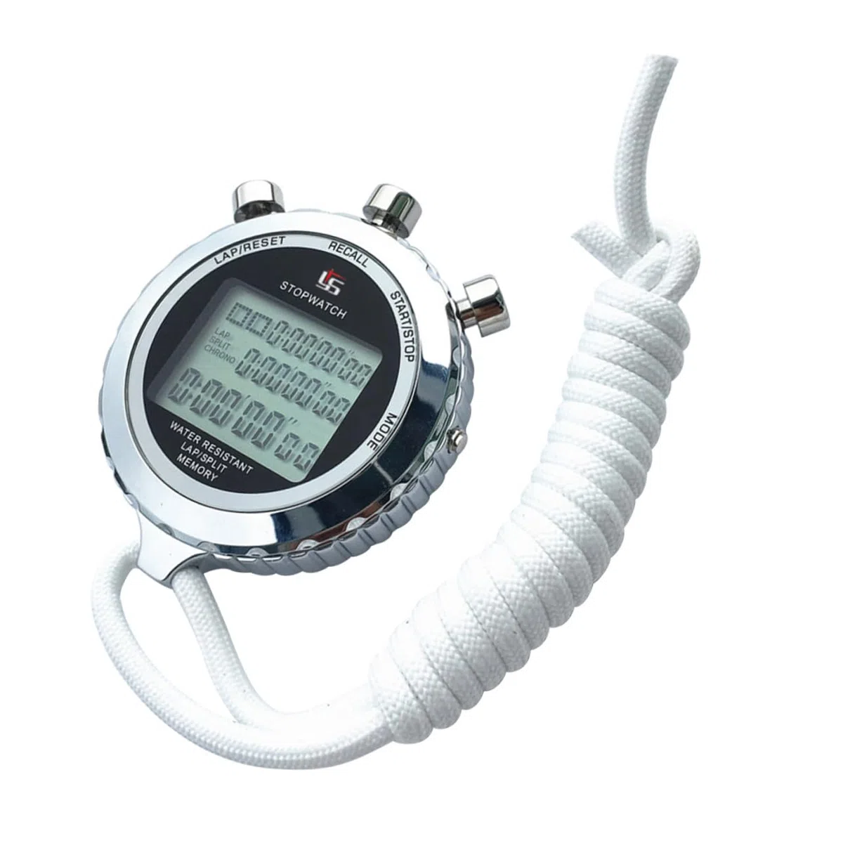 Toddmomy Cronometro Digitale Sportivo con Display Lcd, Struttura a 3 File in Acciaio Inossidabile, 120 Tracce, per Pause Pranzo e Studio