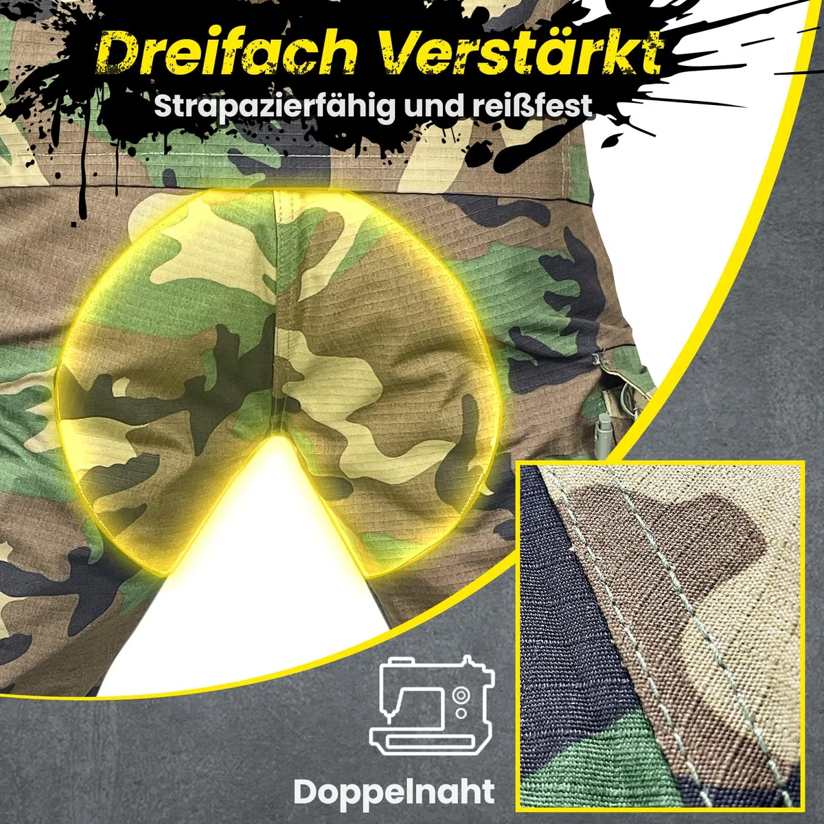 Tactical Military Camo BDU Uniform Set per uomini camicia da combattimento e pantaloni Ripstop Abbigliamento per attività all'aperto, caccia, softair, paintball