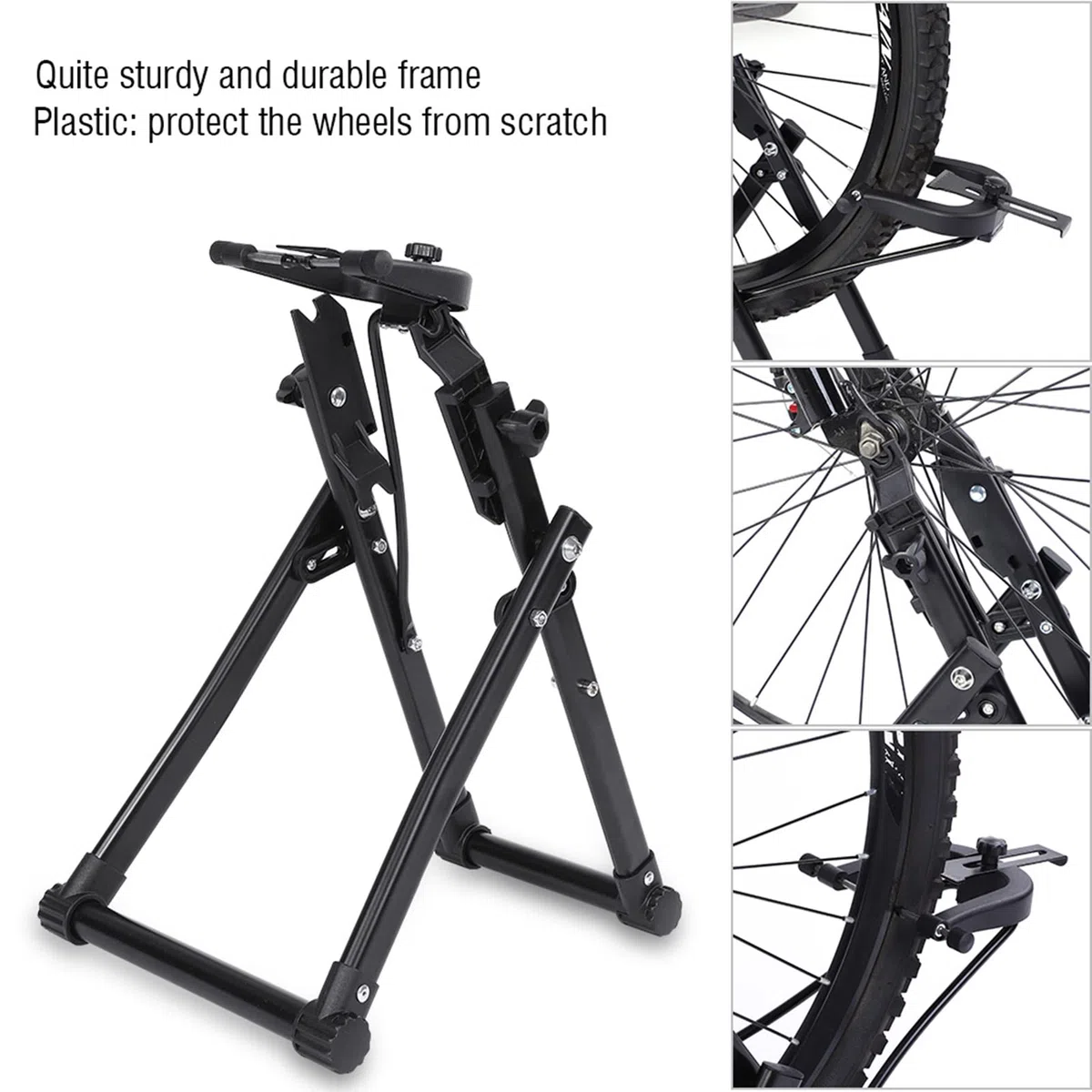 Cavalletto per Ruote per Bici, Wheel Centraruote Dispositivo di Sollevamento Manutenzione Home Centraruote Supporto del Basamento di Bike Repair Tool