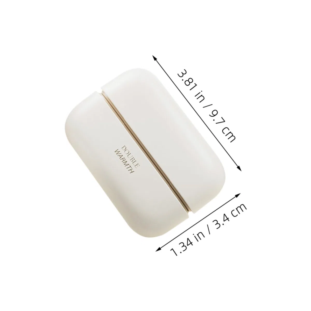 FOMIYES Scaldamani Elettrico Portatile Calore Rapido Design Magnetico Ricaricabile Tramite USB per Viaggio Caccia e Attrezzatura all Aperto