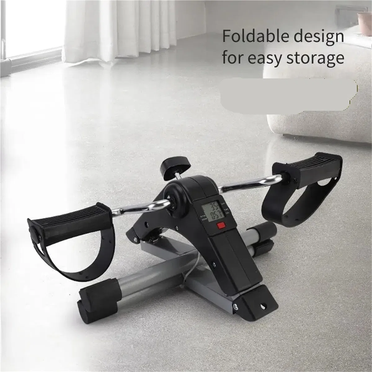 Mini Cyclette Mini tapis roulant pieghevole Home Leg Fitness Trainer riabilitazione allenamento bicicletta cyclette compatta for uso domestico
