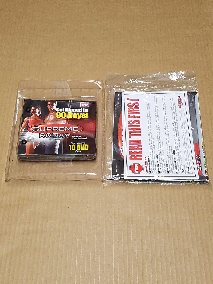 As Seen On TV 481812 Supreme 90 Day Complete 10 DVD Set