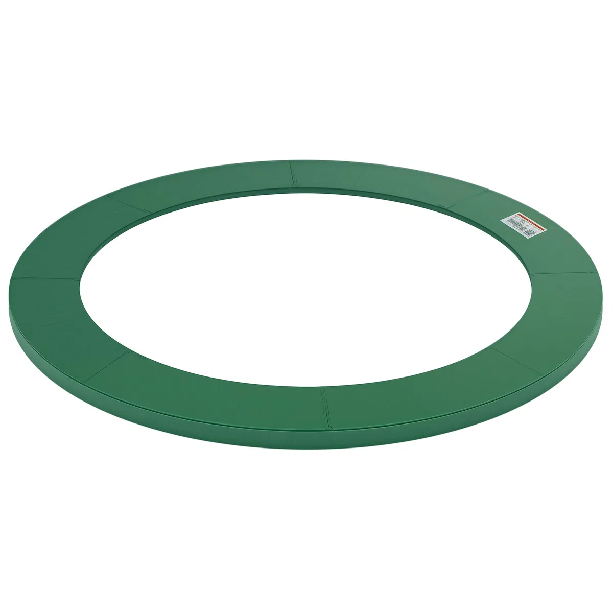 HOMCOM Copertura Tappeto Elastico Ø305x1.5 cm Pieghevole e Portatile, Protezione Trampolino da Giardino Impermeabile in Plastica, PE e Schiuma EPE, Anti UV, Verde