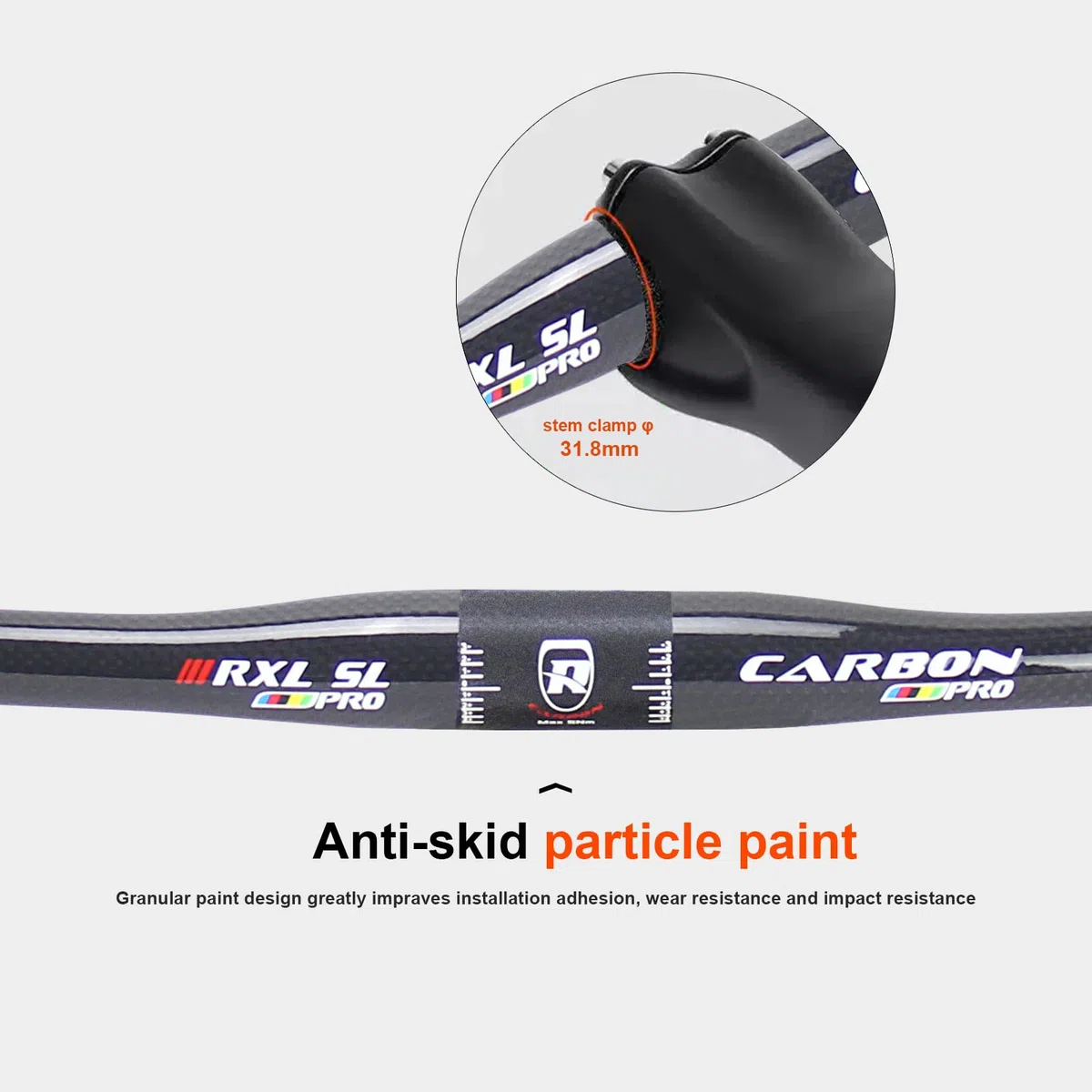 manubrio riser mtb carbonio,RXL SL manubrio mtb 31.8 carbonio 680mm 3K lucido nero