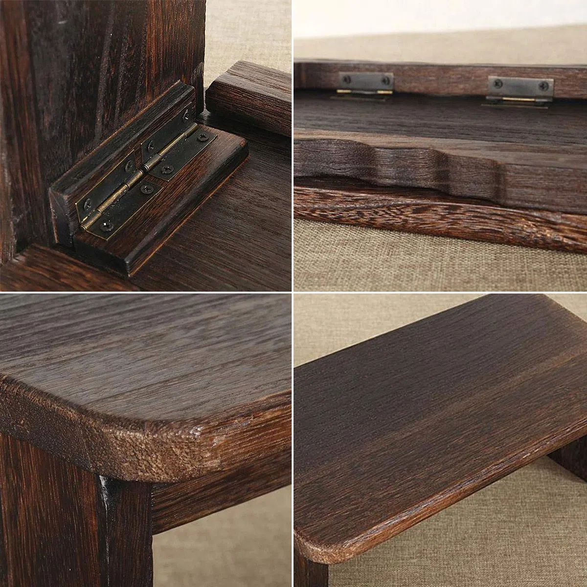 Panca da Meditazione in Legno, Sgabello da Meditazione Pieghevole ed Ergonomico, Robusta Panca da Preghiera, Comoda per Inginocchiarsi o Sedersi, Perfetta per Una Meditazione Più Profonda e Più Lung