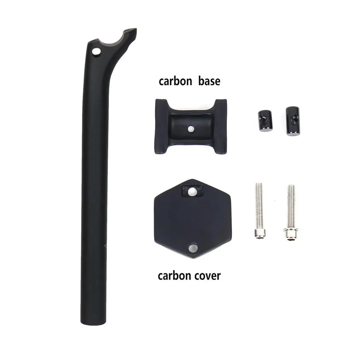 Reggisella in carbonio for bicicletta arretrato 20 mm MTB/bici da strada Reggisella ultraleggero 150 g 25,4 27,2 30,9 31,6 Per Mountain Bike
