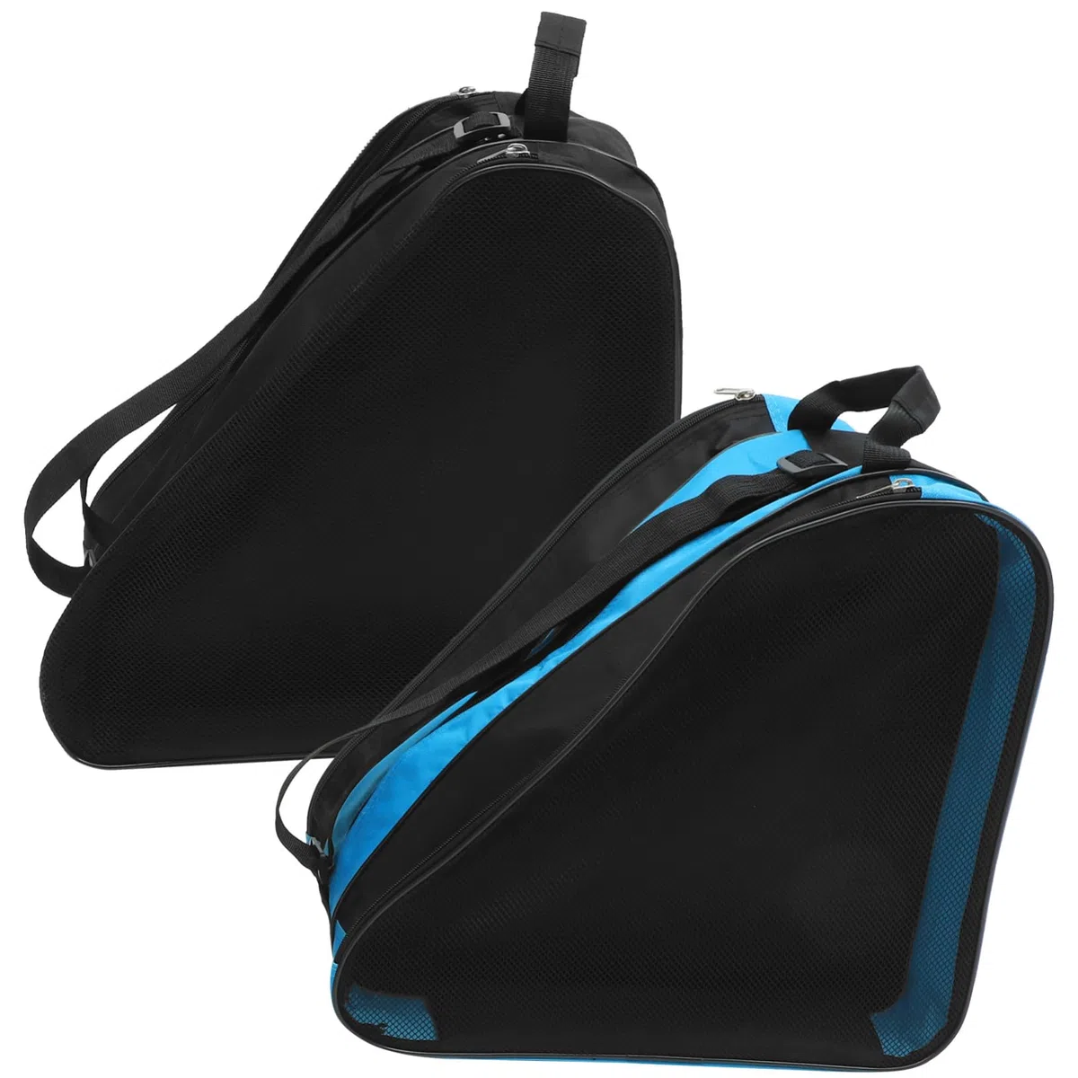 Gatuida 2 pezzi Borsa Porta Pattini Rotelle con Cerniera Custodia Resistente per Scarpe da Pattinaggio su Ghiaccio e Roller Design Multi Conservazione Separata Pratica per Trasporto e Uso