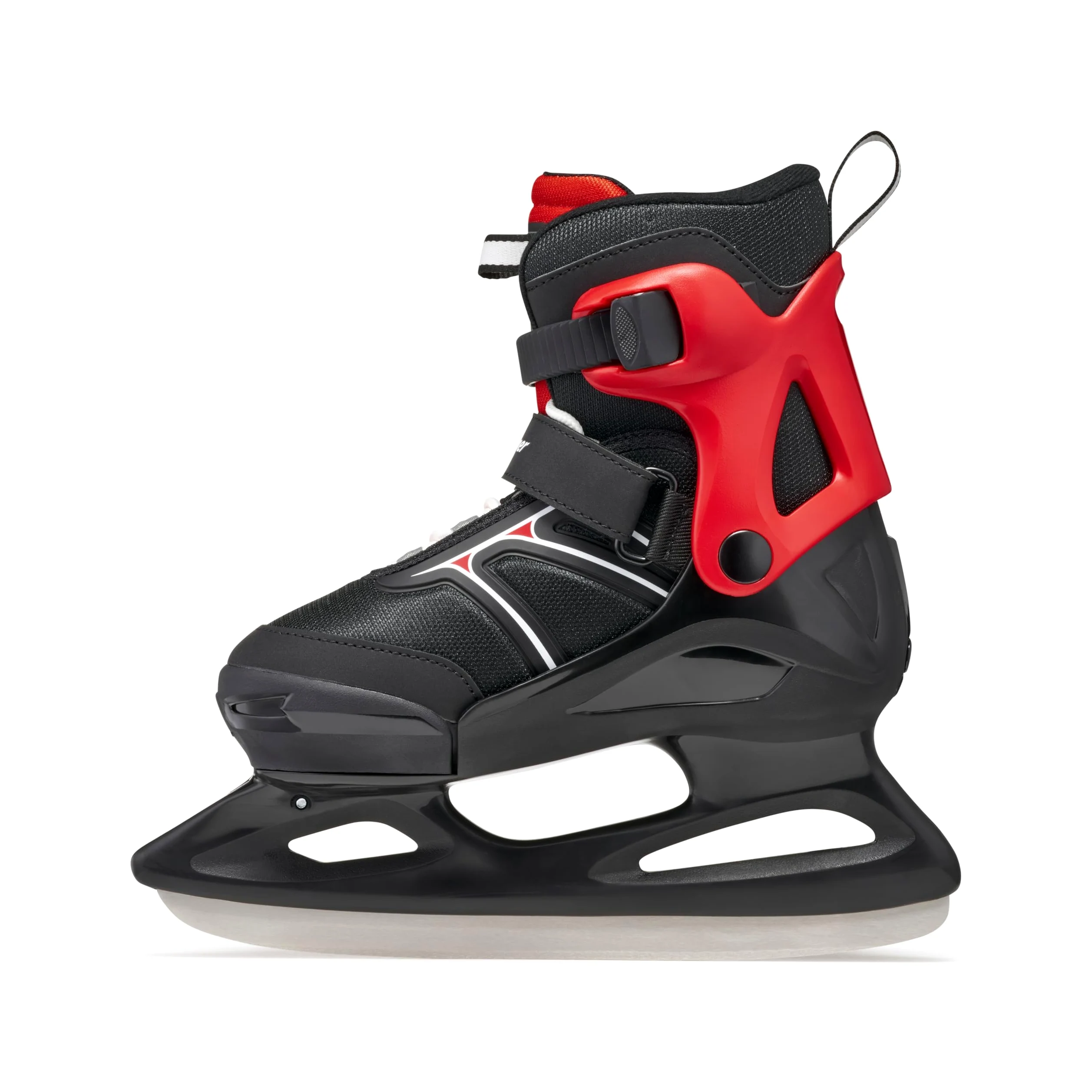 Bladerunner Micro Ice XT Pattini da ghiaccio Misura Regolabile, Bambini e ragazzi, Nero/Rosso