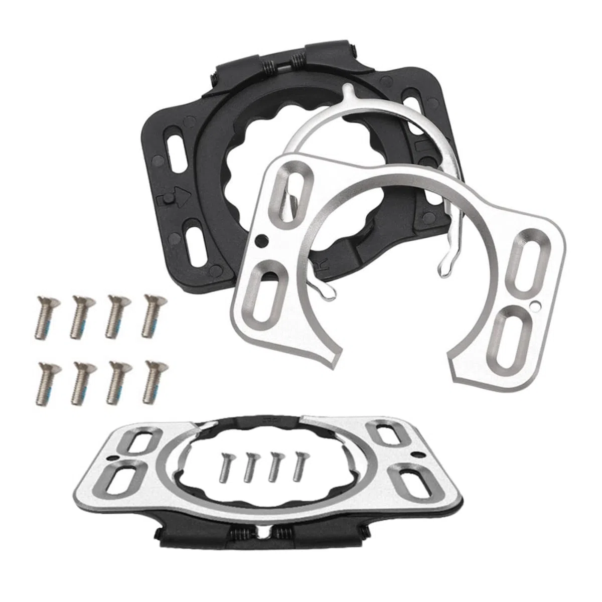 SUPVOX 2pezzi Tacchette Per Bicicletta Da Strada Copritacchette Per Scarpe Da Ciclismo Accessori Per Bicicletta Blocca Pedale Piastra Per Tacchette Adattatore Per Pedali Uso Su Strada e m