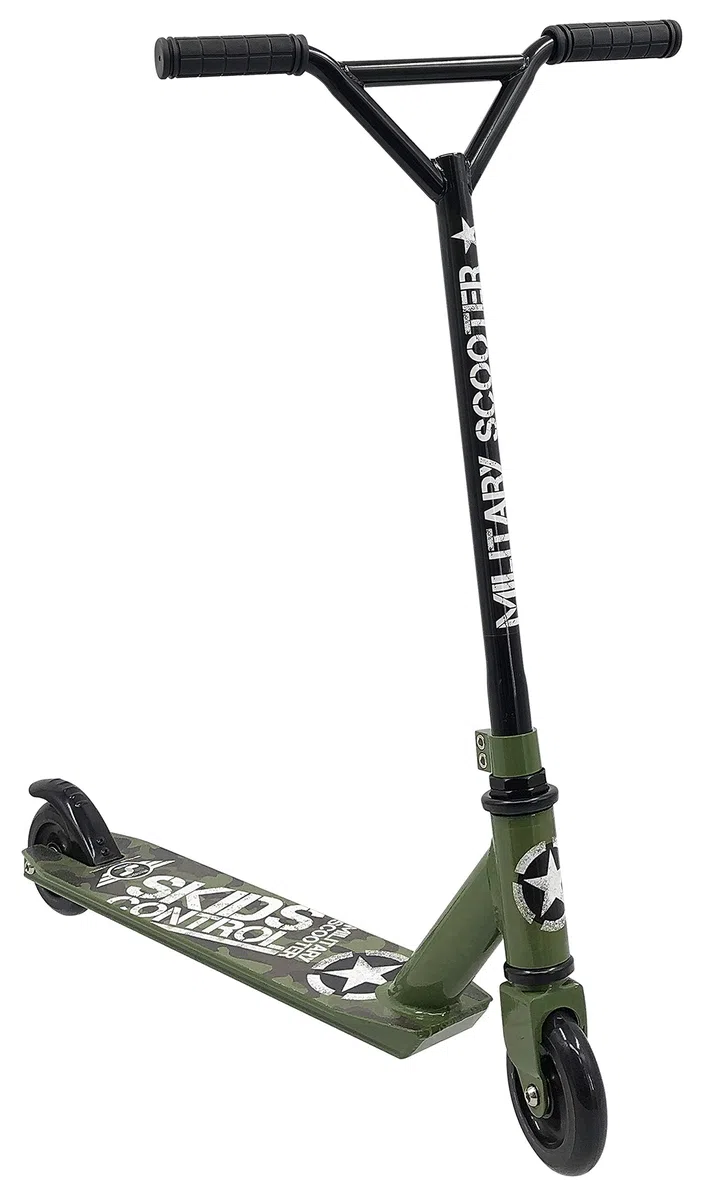 TROTTINETTE Tecniche SKIDS Control - Stunt Military, Cachi
