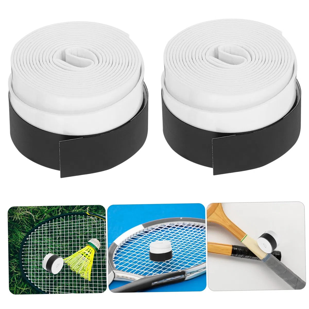SUPVOX 20 Pz Caschi Tennis Bambino Bianchi