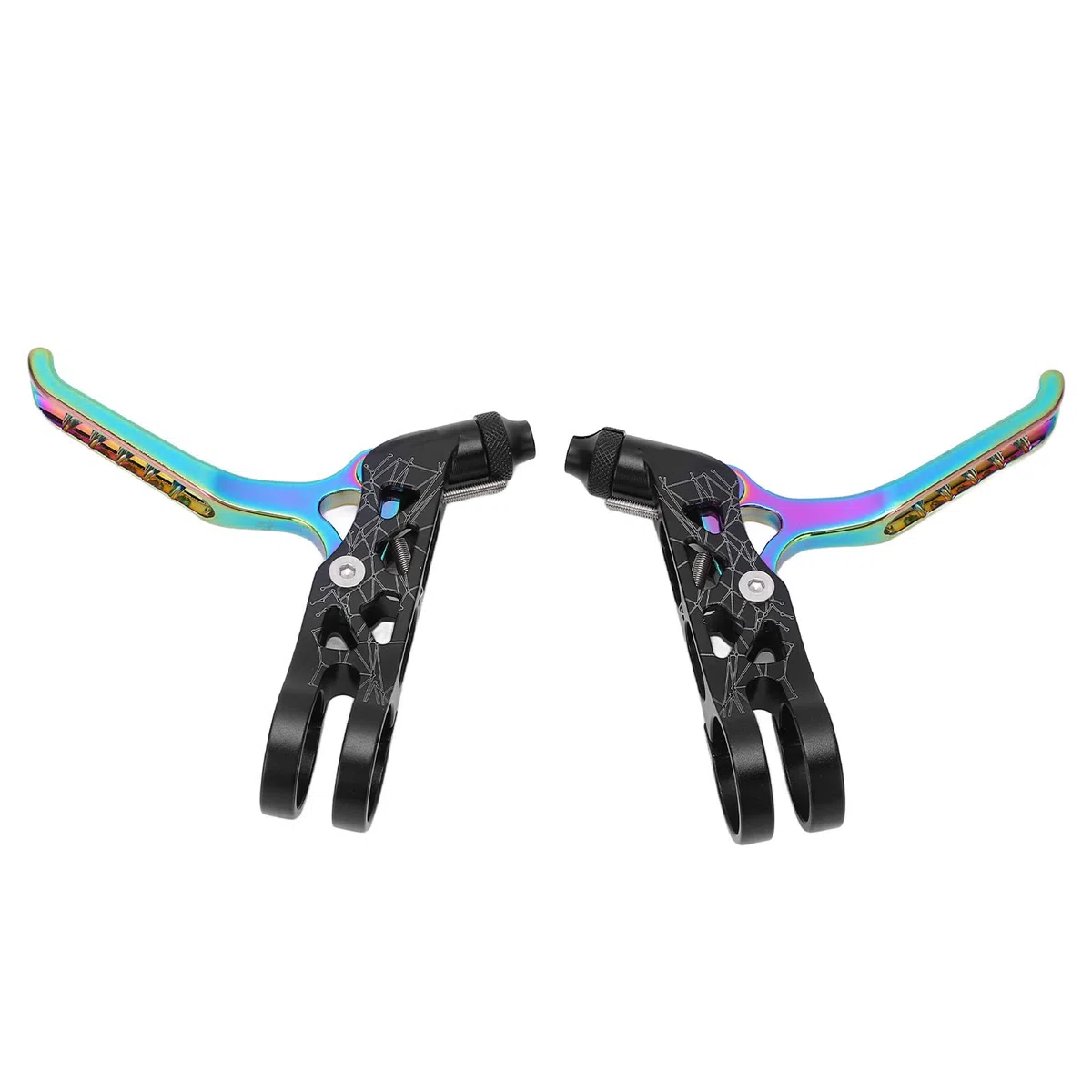 Maniglia del Freno della Bici in Lega di Alluminio Leggera per 3sixty 1 Paio di Leve (COLORFUL)