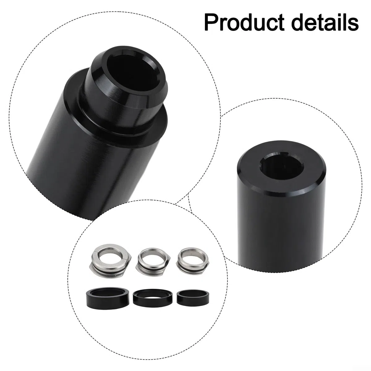 FACAIIO Kit di rimozione del movimento centrale della bici, con manico in acciaio inox per cuscinetti BB86/30/91/92/PF30/6805/6806 in lega di alluminio (set di strumenti)