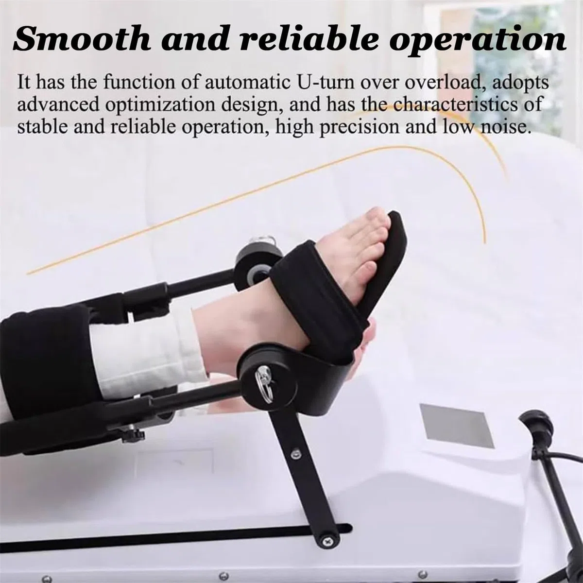 Dispositivo Elettrico per La Riabilitazione Dell'Articolazione del Ginocchio, Attrezzo per L'Allenamento Post-Operatorio Dell'Estensione degli Arti Inferiori, Dispositiv,L