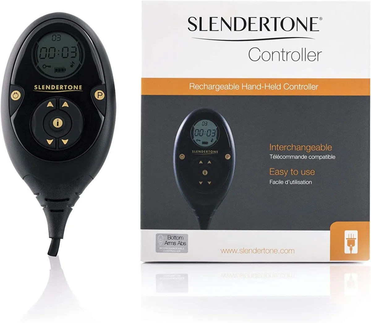 Slendertone Pacchetto tonificante femminile completo Abs7 da donna, nero, 69-119 cm, 27-47 cm, 34-40