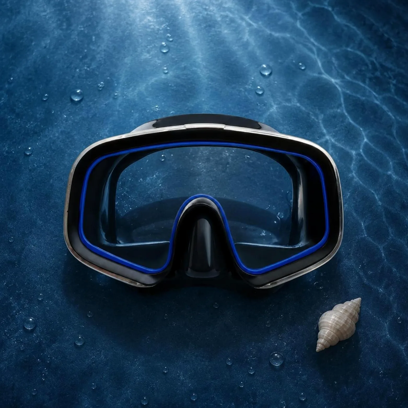 Maschera Subacquea Integrale Occhiali Nuoto Visore Snorkeling Ampia Lente in Vetro Temperato Antiappannamento Cinturino Regolabile Silicone