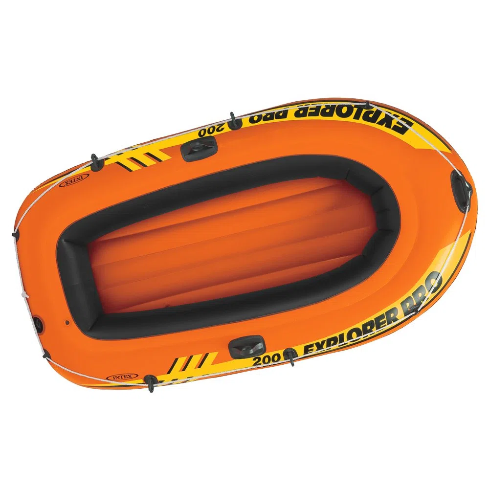 Intex, Barca gonfiabile Explorer Pro 200 da 195 cm x 101 cm, a scelta con o senza pompa e remi