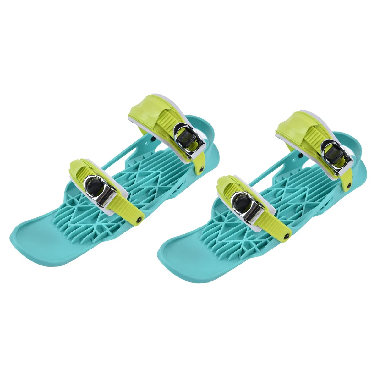 Mini Pattini da Sci Corti per Neve Snowboard Regolabile Portatile per Scarpe Invernali Pattini da Neve Corti Snowblades Skiboard per Adulti