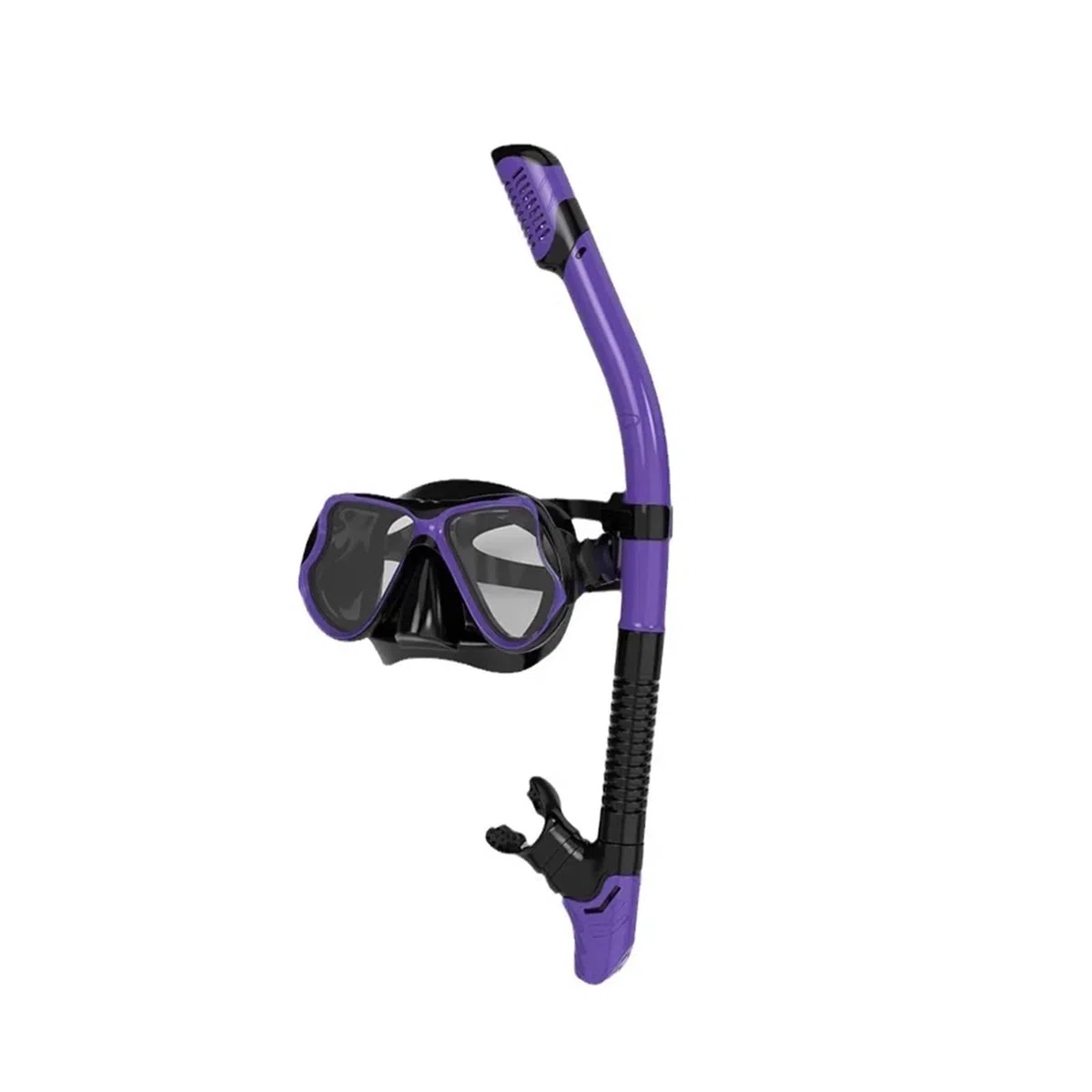 Maschera Subacquea Set di Occhiali da Sub Set Professionale per Lo Snorkeling Maschera da Sub in Silicone con Montatura Grande Snorkel Completamente Asciutto Maschera da Snorkeling(Green,L/XL)