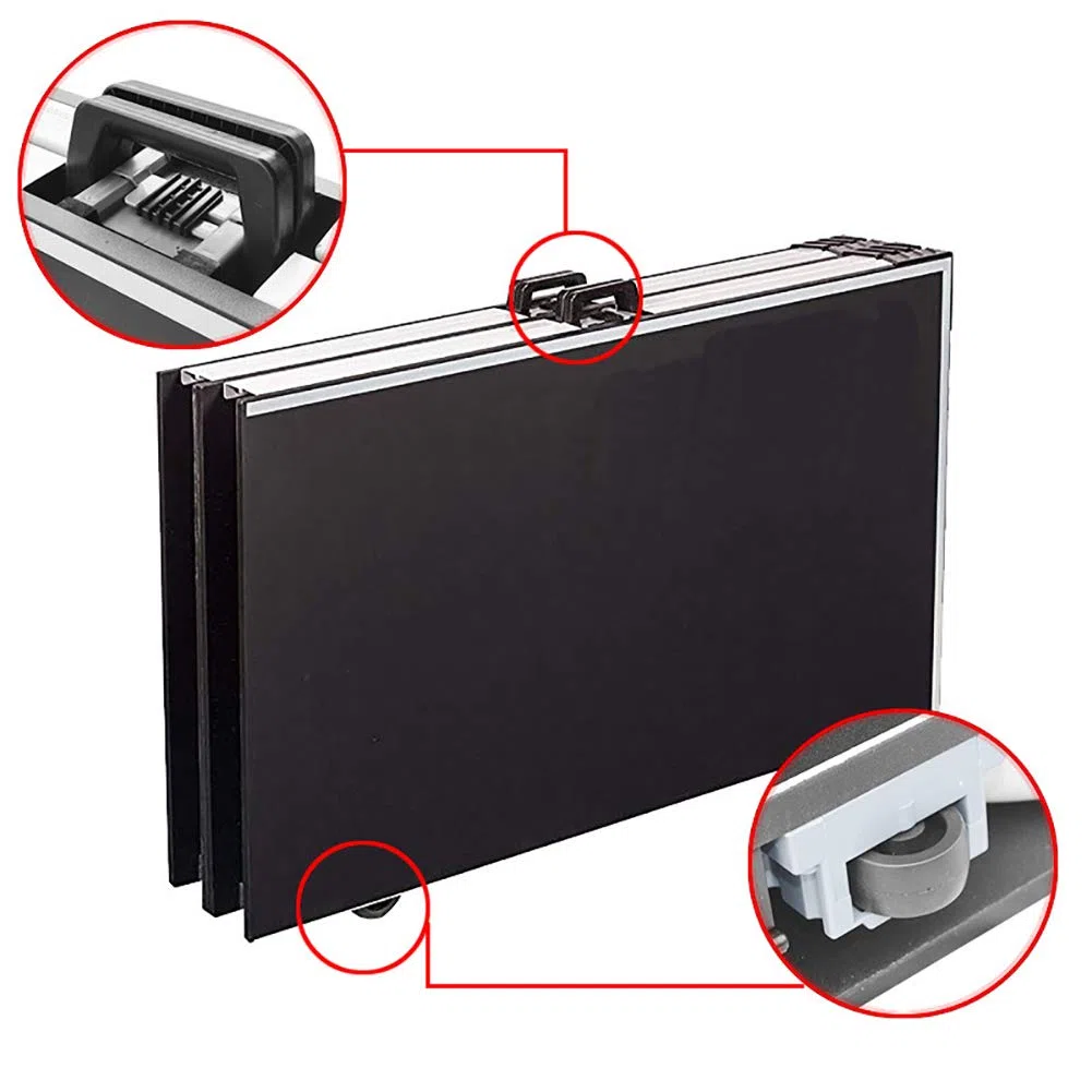 RSGK Tavolo da Ping-Pong Pieghevole, Tavolo da Ping-Pong familiare Pieghevole con puleggia, Tavolo da Ping-Pong Professionale per Adulti per Adulti e Genitori