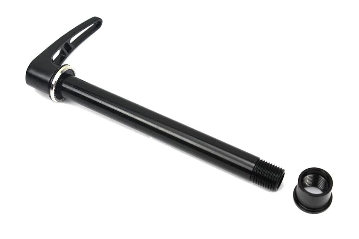 Rilasci Rapidi Per Bicicletta Spiedini for mozzo ruota bici 15x110 spiedo perno passante anteriore for forcella MTB bicicletta da strada asse 15 x 110 con dado di bloccaggio lunghezza 156-158 mm