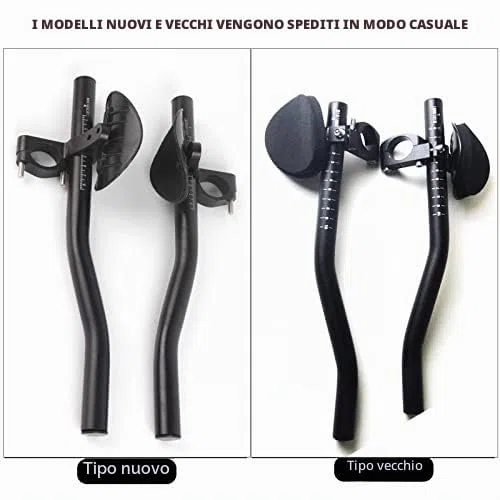 Manubrio Bici, Manubrio Bicicletta TT con Attrezzo Chiave Triathlon Aero Bar Manubrio Riposo Ciclismo per Mountain Bike Bici da Strada