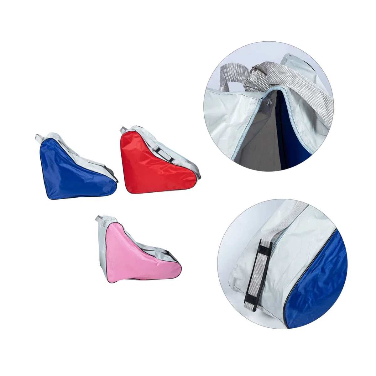Borsa Porta Pattini Roller 3 Pezzi in Poliestere per Uso Esterno | Pattini da Ghiaccio e Roller Skates, Design Semplice e Look alla Moda, Formato Grande