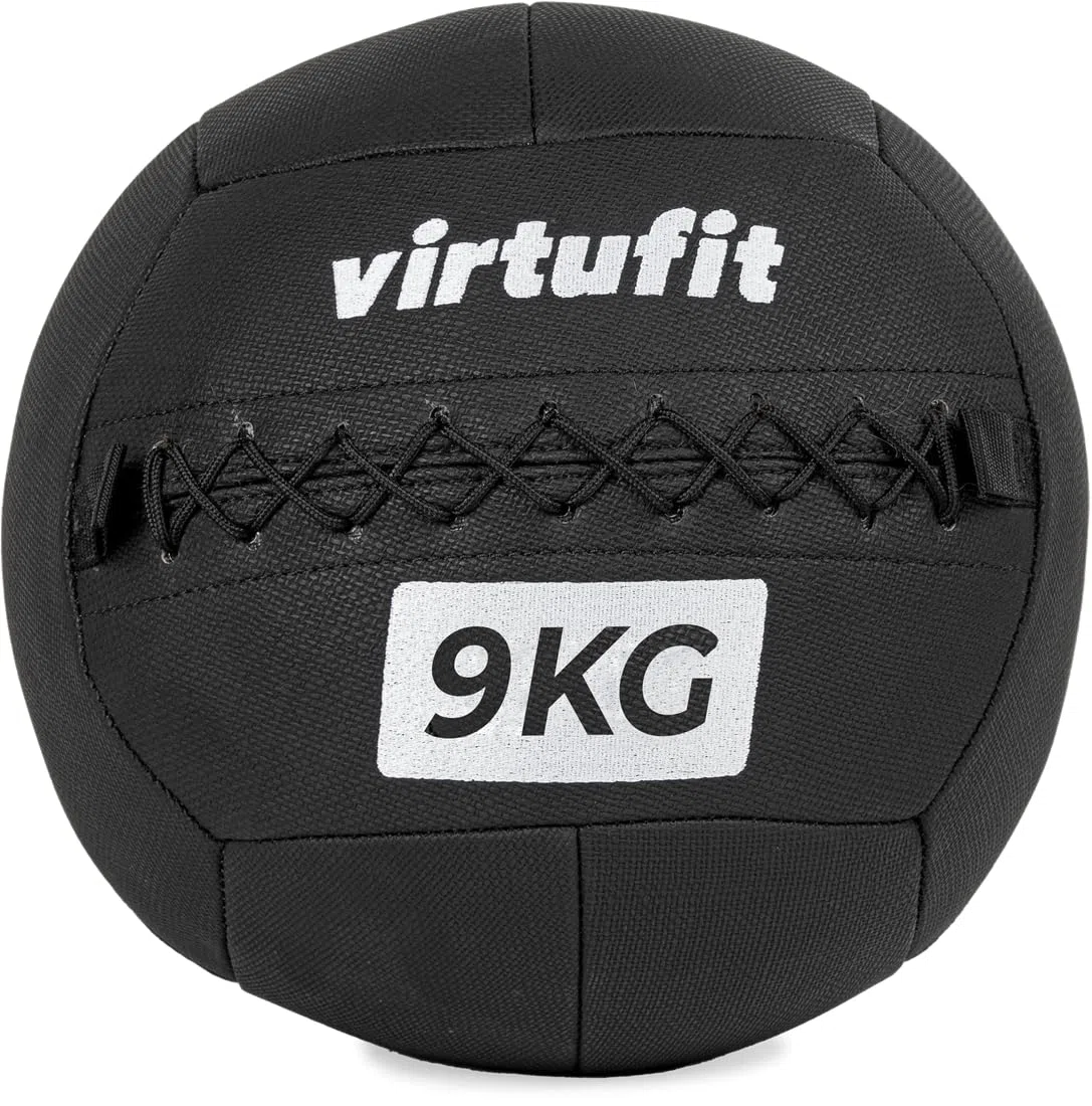 VirtuFit Premium Wall Ball – Palla medica – 10 kg – Superficie antiscivolo – per allenamento funzionale, crossfit e allenamento completo
