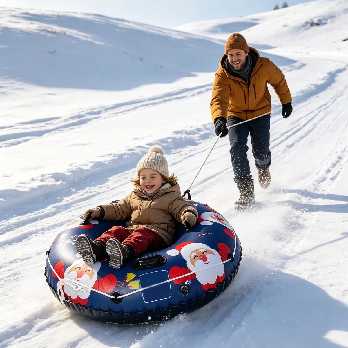 Slitta gonfiabile da neve Slittini Snowboard Con Maniglie Resistenti Al | Tubi snowboard da slittino Sport, Parchi, Cortili, Giardini, Pattinaggio, Sci, All'aperto, Soccorso, Sabbia, Natale