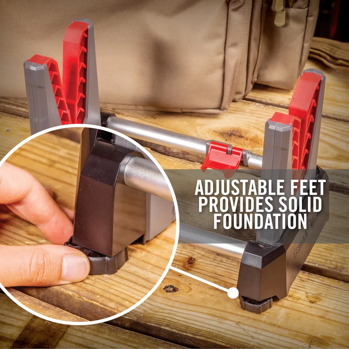 Real Avid Speed Stand | Design pieghevole, supporto regolabile da 25,4 cm a 40,6 cm per pulizia e manutenzione | Supporto compatto e portatile | Morsa leggera perfetta per fucili da caccia e fucili da
