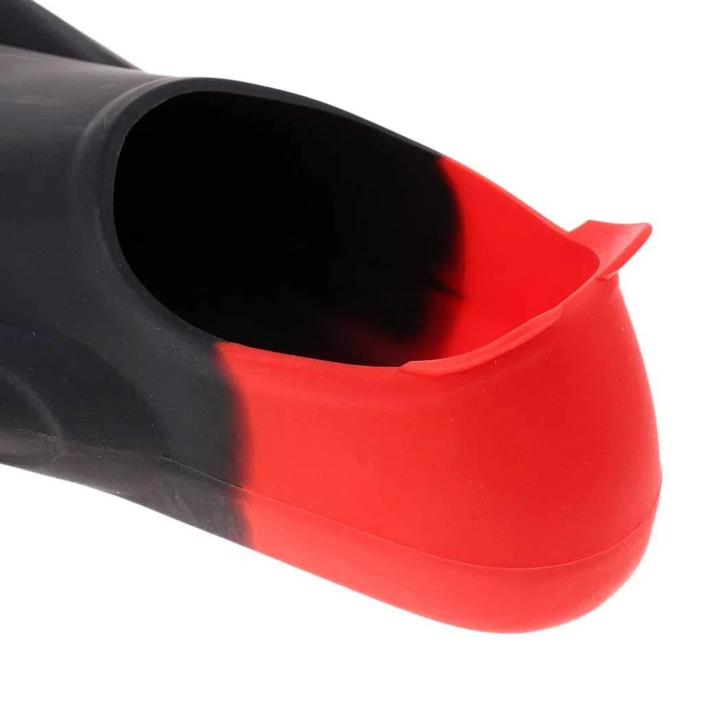 pinne, Pinne da nuoto corte flessibili in silicone for allenamento