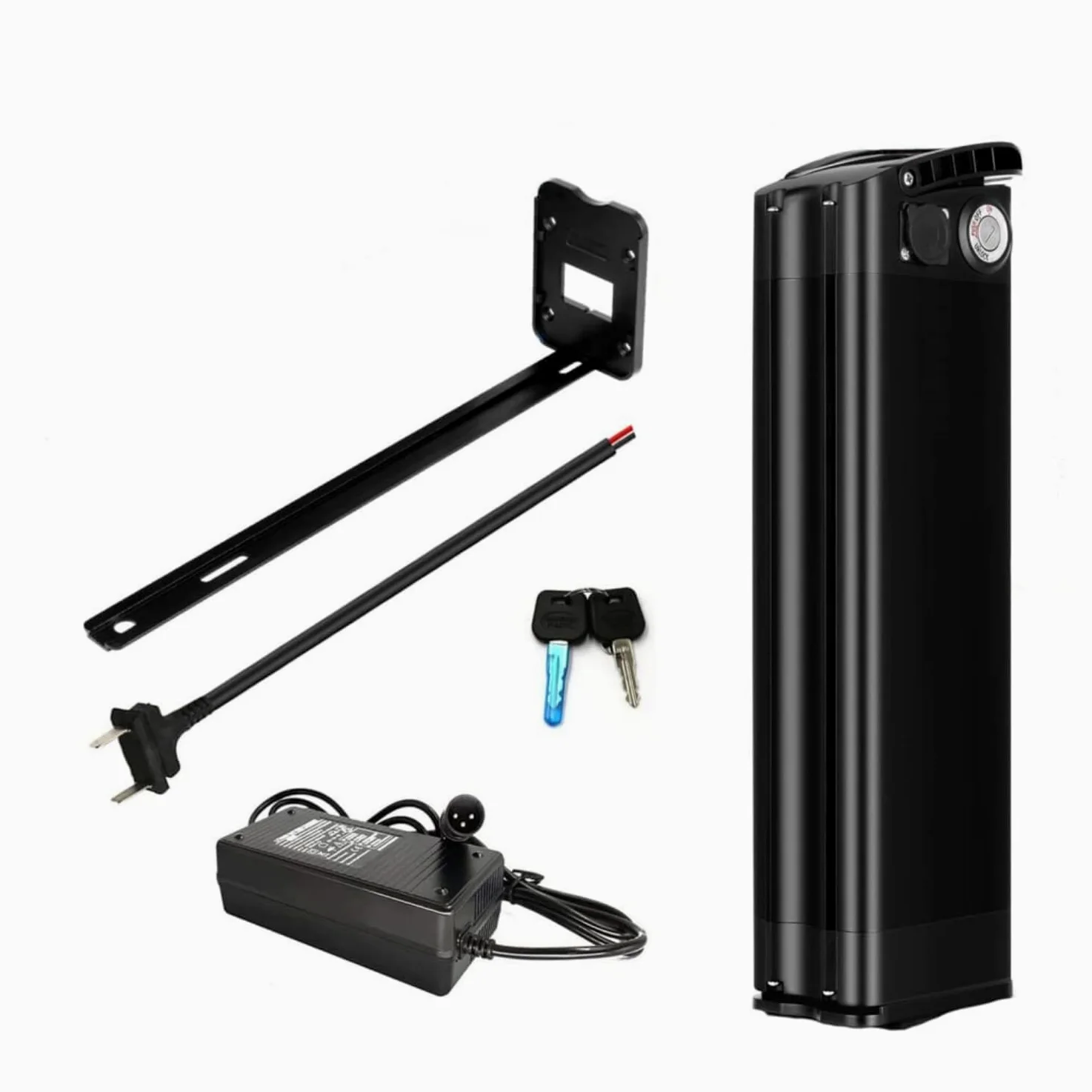 Batteria per Bici Elettrica 36V/48V 15.6Ah/18Ah/21Ah con Caricabatteria,per motore da 250W 500W 1000W 1200W, per MiFa Rex Prophete Aldi/Phylion/XH370-10J Bike e altre bici (48V 15.6Ah)