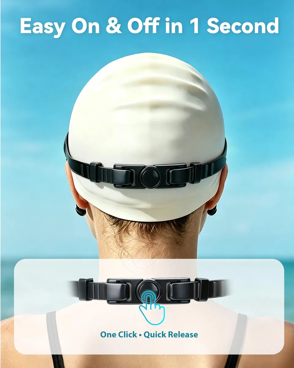Confezione da 2 occhialini da nuoto anti-appannamento per adulti, protezione UV, visione ampia, senza perdite, HD, con tappi per il naso e clip per le orecchie, per donne, uomini, ragazzi, ragazzi e