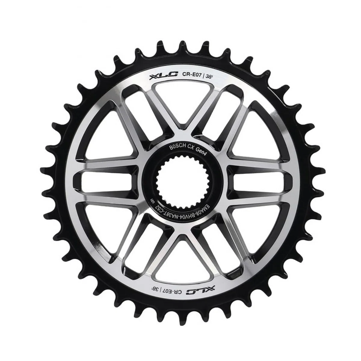 XLC Cr-E07 Unisex Corona Grigio 38 Denti