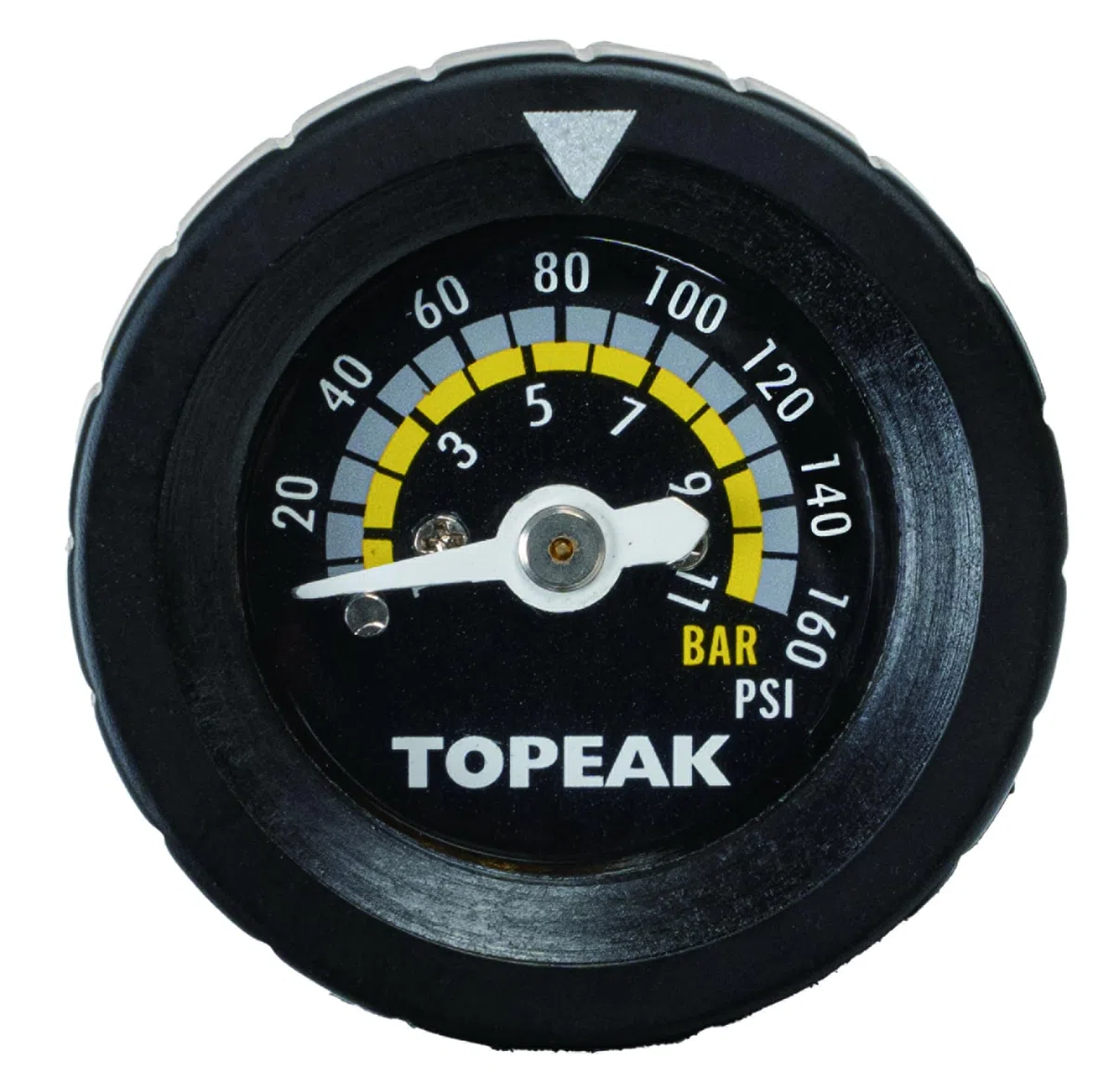 Topeak Morph Turbo - Pompa per pneumatici da bicicletta, con manometro analogico ribaltabile