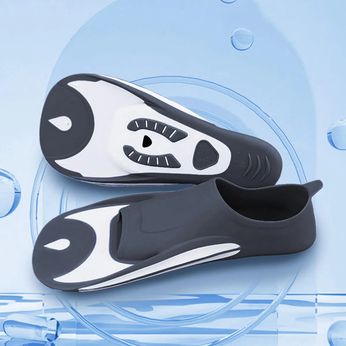 Pinne galleggianti per allenamento di nuoto | Set da snorkeling, attrezzatura per immersioni, attrezzatura sportiva per donne, bambini, piscina, vacanze al mare