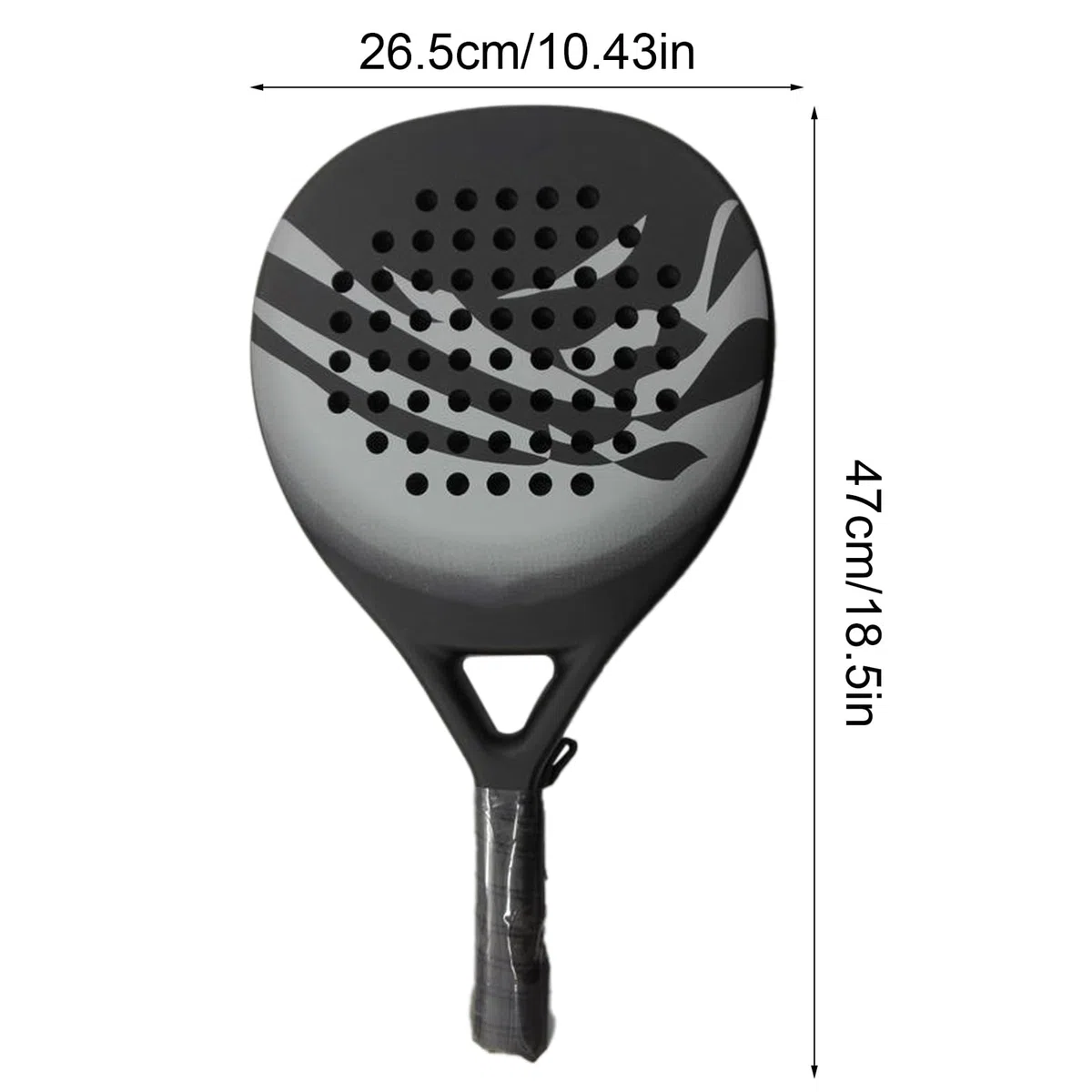 Racchette Da Paddle Tennis Leggero Portatile Antiurto Ergonomico | Racchetta da spiaggia in fibra di carbonio Per Esterno Uomo Donna Principianti Esperti