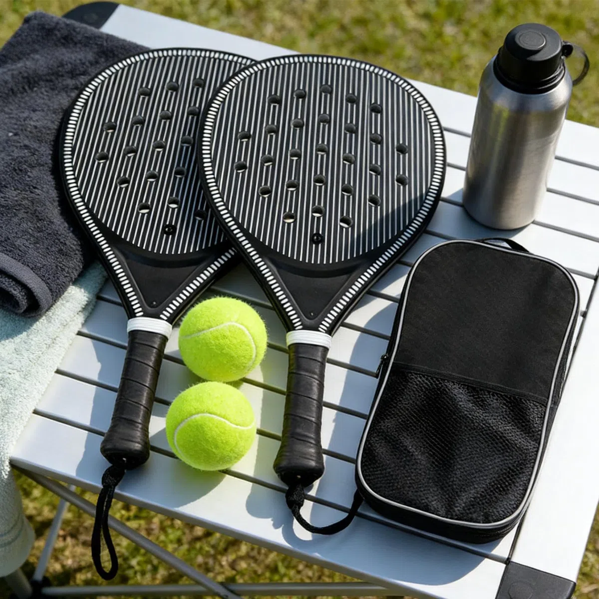 Racchetta da pickleball per adulti, set di pagaia leggera in carbonio, per donne, bambini, adulti, giochi sportivi, allenamento, parco, giardino, scuola, vacanze